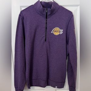 Purple half zip lakers pullover barely worn great condition